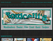 Tablet Screenshot of botticellis.de